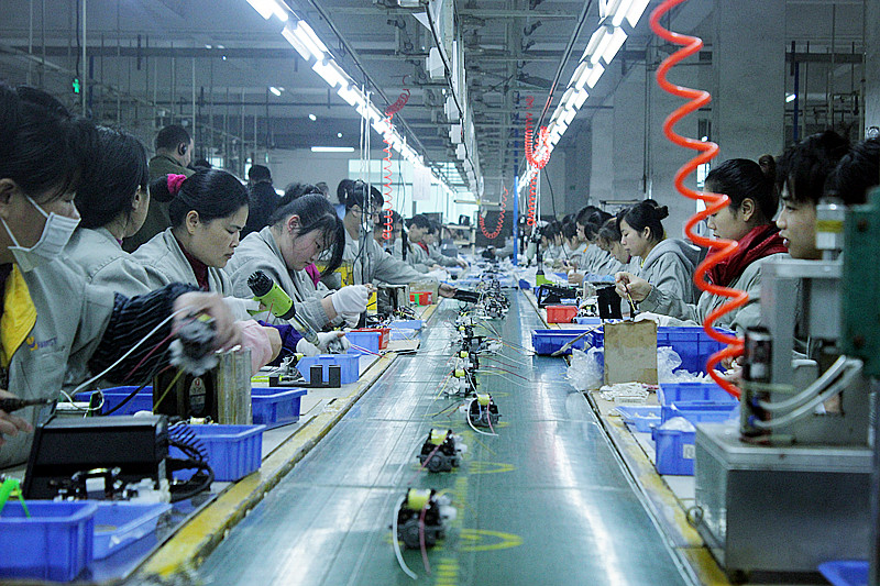 产品组装流水线