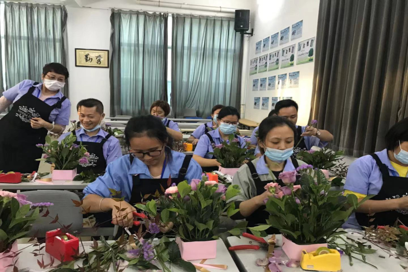 职工业余活动《插花培训》