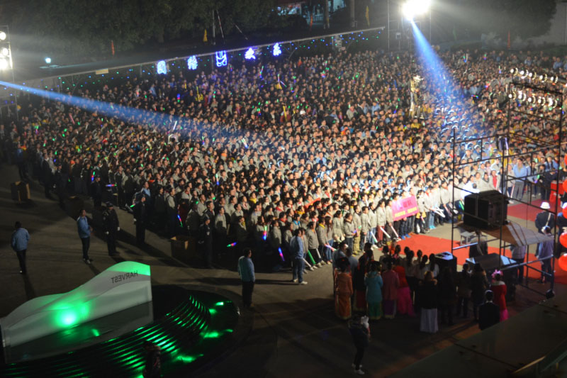 2013迎新年晚会现场